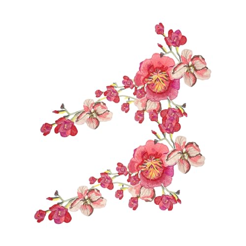 HOODANCOS 1 Satz Bunte Blumen Cheongsam Abziehbilder Bestickt Flecken Gestickte Aufnäher Applikationspatch Aufnähen Benutzerdefinierte Patch Nähwerkzeuge Kleidung Liefert Polyester 2 Stück HOODANCOS 1 Satz Bunte Blumen Cheongsam Abziehbilder Bestickt Flecken Gestickte Aufnäher Applikationspatch Aufnähen Benutzerdefinierte Patch Nähwerkzeuge Kleidung Liefert Polyester 2 Stück von HOODANCOS