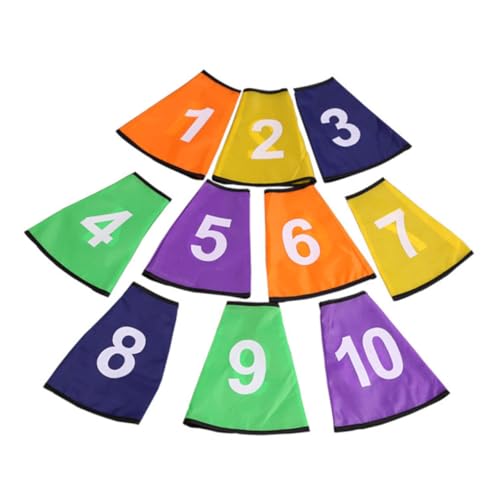 HOODANCOS 1 Satz Bunten Digitalen Schutzabdeckungen für Zahlen Behältern für Indoor und Outdoor Verwendung Verbessert Kreativität und Flexibilität von HOODANCOS