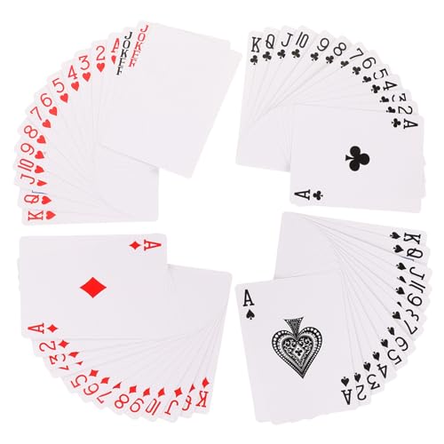 HOODANCOS 1 Satz DIY Pokerkarten Leere Karten zum Gestalten für Kreative Spiele Vielseitig Einsetzbar für Partys und Freizeitaktivitäten HOODANCOS 1 Satz DIY Pokerkarten Leere Karten zum Gestalten für Kreative Spiele Vielseitig Einsetzbar für Partys und Freizeitaktivitäten von HOODANCOS