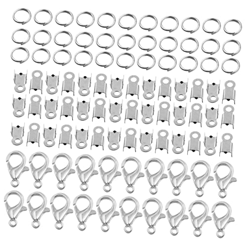 HOODANCOS 1 Satz DIY Schmuckzubehör Set Faltverschluss Sprungringe und Krebsscheren Verschlüsse für und Armbänder Hautfreundlich und Langlebig HOODANCOS 1 Satz DIY Schmuckzubehör Set Faltverschluss Sprungringe und Krebsscheren Verschlüsse für und Armbänder Hautfreundlich und Langlebig von HOODANCOS