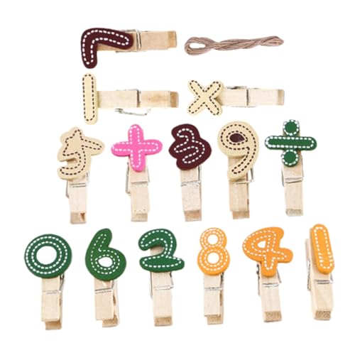HOODANCOS 1 Satz Digitaler Clip Deko Foto Deko Foto Dekorative bastelmaterial Bilderclips zum Aufhängen Fotoclips entzückende fotoclips Snack-Klemmen Holz von HOODANCOS