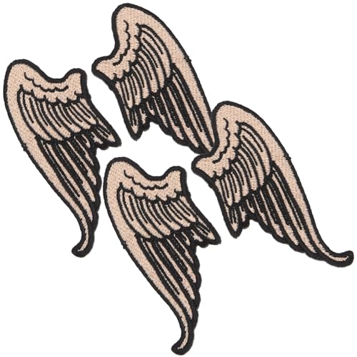 HOODANCOS 2 Paar Flügel-aufnäher Bestickter Kleidungsaufnäher Für Jungen Und Mädchen Schuhdekorationen Cartoon-flügel Pu-leder Zum Aufnähen HOODANCOS 2 Paar Flügel-aufnäher Bestickter Kleidungsaufnäher Für Jungen Und Mädchen Schuhdekorationen Cartoon-flügel Pu-leder Zum Aufnähen von HOODANCOS