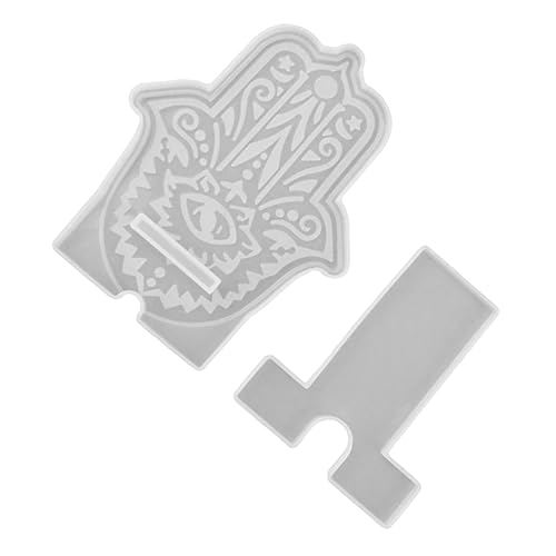 HOODANCOS 1 Satz Form Für Handyhalter Inhaber Oh Schlüssel Stand Telefonhalter Epoxidharz Form Für Handyständer Formen Für Telefonständer Silikonform Selber Machen Weiß Kieselgel von HOODANCOS