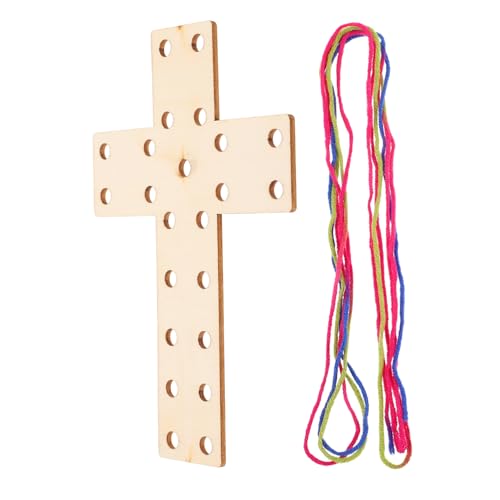 HOODANCOS 1 Satz Garnweberei Holzkreuz Kreuzbasis stricken Planke Kreuzstichpackungen für Erwachsene Kreuzstichset zum Weben von Garnen. Holzkreuz-Bastelwerkzeug Kabel HOODANCOS 1 Satz Garnweberei Holzkreuz Kreuzbasis stricken Planke Kreuzstichpackungen für Erwachsene Kreuzstichset zum Weben von Garnen. Holzkreuz-Bastelwerkzeug Kabel von HOODANCOS