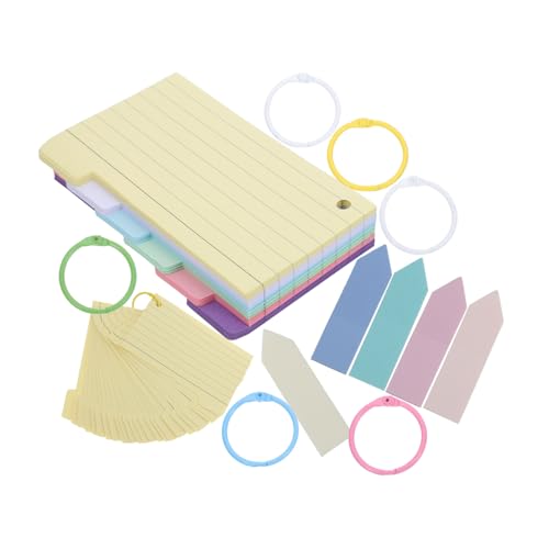 HOODANCOS 1 Satz Haftnotizen für Karteikarten lernkarteikarten vokabelkarten Karteikartenbox Karteikartenordner Indexkarten Jumbo Etiketten linierte Karteikarten Karteikartenhalter Papier HOODANCOS 1 Satz Haftnotizen für Karteikarten lernkarteikarten vokabelkarten Karteikartenbox Karteikartenordner Indexkarten Jumbo Etiketten linierte Karteikarten Karteikartenhalter Papier von HOODANCOS