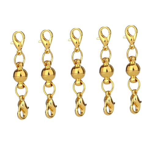 HOODANCOS 20 Stück Runde Magnetschnallen Für Halsketten Armbänder Schmuckverschlüsse HOODANCOS 20 Stück Runde Magnetschnallen Für Halsketten Armbänder Schmuckverschlüsse von HOODANCOS