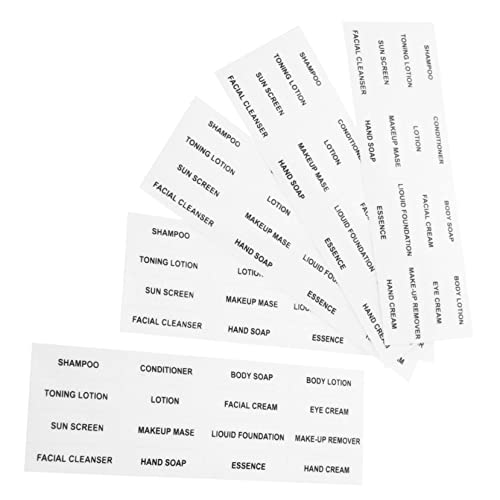 HOODANCOS 1 Satz Hautpflegeproduktetikett Reisen Reiseetiketten Reiseflasche Kosmetische Flaschenetiketten Unterflaschenetiketten Aufkleber Seife Pvc Selbstklebend 10 Stück HOODANCOS 1 Satz Hautpflegeproduktetikett Reisen Reiseetiketten Reiseflasche Kosmetische Flaschenetiketten Unterflaschenetiketten Aufkleber Seife Pvc Selbstklebend 10 Stück von HOODANCOS