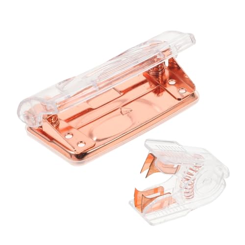 HOODANCOS 1 Satz Hole Punch Nail Picker neugierig sein Schreibwaren Hefter schwer Stanzen Heftklammernabzieher für das Büro Locher aus Papier Papierverschluss Lochfüller Aluminiumlegierung von HOODANCOS
