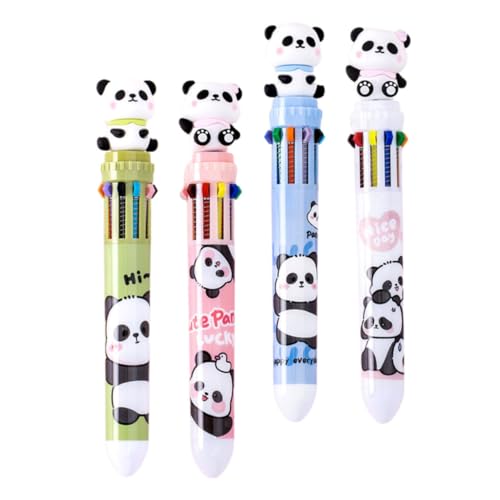 HOODANCOS 1 Satz Kugelschreiber Süße Schulsachen Für Mädchen Mehrfarbig Stifte Zum Schreiben Rosa Flauschiger Stift Panda Zeichenstifte Schulbedarf Plastik 4 Stück HOODANCOS 1 Satz Kugelschreiber Süße Schulsachen Für Mädchen Mehrfarbig Stifte Zum Schreiben Rosa Flauschiger Stift Panda Zeichenstifte Schulbedarf Plastik 4 Stück von HOODANCOS