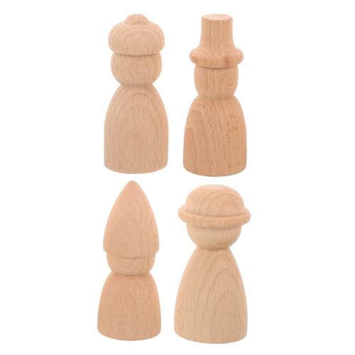 HOODANCOS 1 Satz Marionetten-ornamente Unvollendet Malen Handwerk Miniatur Hölzerne Peg -leute Holzpuppen Selber Zeichnen Unfertige Peg -leute Leere Stiftpuppe 4 Stück HOODANCOS 1 Satz Marionetten-ornamente Unvollendet Malen Handwerk Miniatur Hölzerne Peg -leute Holzpuppen Selber Zeichnen Unfertige Peg -leute Leere Stiftpuppe 4 Stück von HOODANCOS