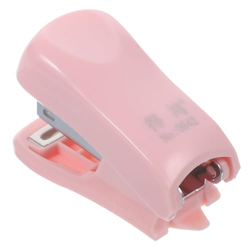 HOODANCOS 1 Satz Mini-hefter Kompakt Bürobedarf Reisenheime Bürowefter Mini-heftgerät-set Kleiner Hefter Mini Handhefter Schwerer Duty Desktop-hefter Hochleistungs-bürohefter Rosa Kunststoff HOODANCOS 1 Satz Mini-hefter Kompakt Bürobedarf Reisenheime Bürowefter Mini-heftgerät-set Kleiner Hefter Mini Handhefter Schwerer Duty Desktop-hefter Hochleistungs-bürohefter Rosa Kunststoff von HOODANCOS