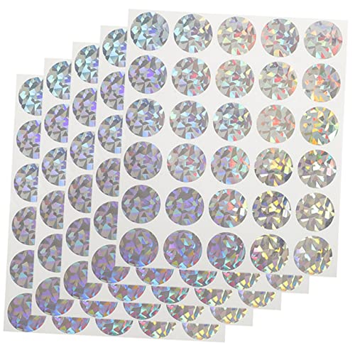 HOODANCOS 1 Satz Rubbelkarten-aufkleber Rubbellose Kratzkarte Partydeko Einschulung Poker Sets Lose Abrubbeln Rubbelkartenspiel Rubbel-sticker-preise Stickerspiel Abrubbeln Papier 5blätter von HOODANCOS