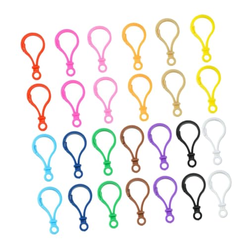 HOODANCOS 1 Satz Schlüsselanhänger Karabinerverschluss Schlüsselkettenclip Schlüsselanhänger Zubehör Charms Schlüsselanhängerhaken Aus Kunststoff Schlüsselbundclip Hummerschere Pp 100 Stück von HOODANCOS