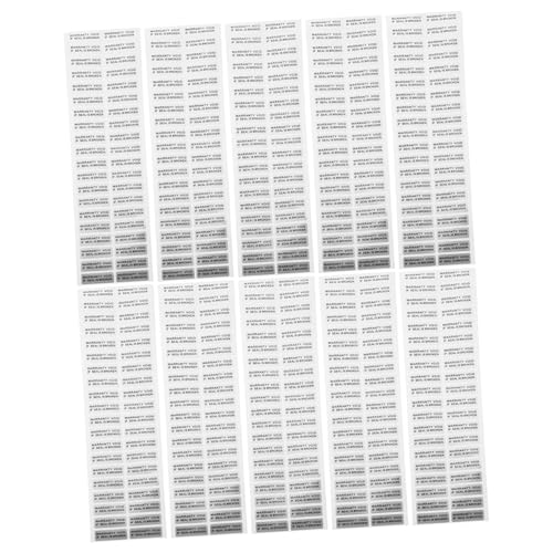 HOODANCOS 1 Satz Selbstklebender Warnaufkleber Etikett Leere Schälen Name Klebebrikotaufkleber Manipulationssicher Selbstklebender Haftbefehlsaufkleber Warnlabel Papier 400 Stück HOODANCOS 1 Satz Selbstklebender Warnaufkleber Etikett Leere Schälen Name Klebebrikotaufkleber Manipulationssicher Selbstklebender Haftbefehlsaufkleber Warnlabel Papier 400 Stück von HOODANCOS