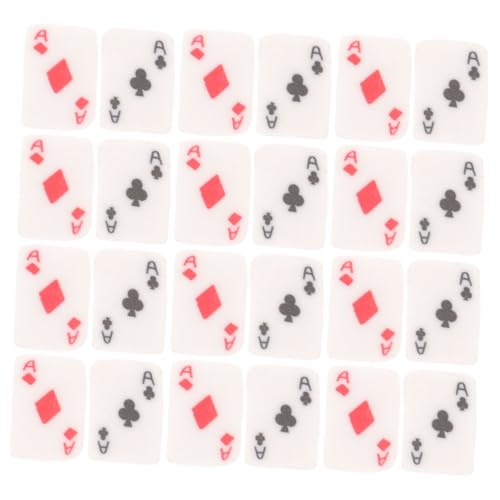 HOODANCOS 1 Satz Spielkartenperlen Formen Erwachsene Schmuck Abstandshalter Machen Armbandperlen Perlen Für Die Herstellung Von Halsketten Armband Lose Perlen Tonperlen Polymer-ton 100 Stück HOODANCOS 1 Satz Spielkartenperlen Formen Erwachsene Schmuck Abstandshalter Machen Armbandperlen Perlen Für Die Herstellung Von Halsketten Armband Lose Perlen Tonperlen Polymer-ton 100 Stück von HOODANCOS