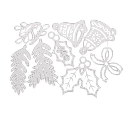 HOODANCOS 1 Satz Stanzformen für zu Hause Blätter Schablone Hochzeitskarte Stanzen Herstellung gestanzt Stanzteile aus Metall Stahl mit hohem Kohlenstoffgehalt Silver von HOODANCOS