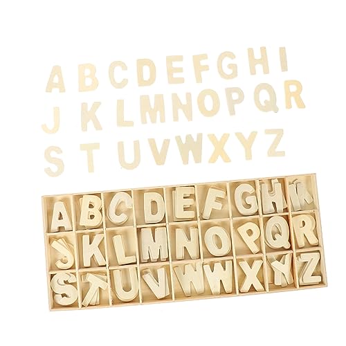 HOODANCOS 1 Satz Unbemalte Holzbuchstaben für Teiliges zur Kreativen Dekoration für Diy Projekte Umweltfreundliche Langlebige Holzscheiben für Bastelarbeiten und Frühkindliche Bildung HOODANCOS 1 Satz Unbemalte Holzbuchstaben für Teiliges zur Kreativen Dekoration für Diy Projekte Umweltfreundliche Langlebige Holzscheiben für Bastelarbeiten und Frühkindliche Bildung von HOODANCOS