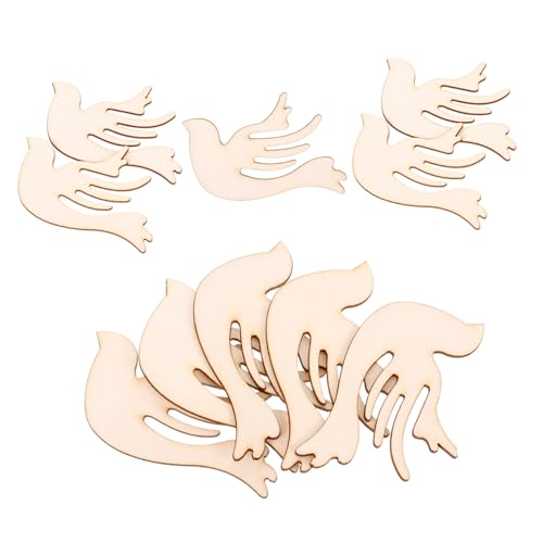 HOODANCOS 1 Satz Unfertige Holzscheiben Leer Unvollendet Texturiert Drinnen Sammelalbum Sortiert Holzscheibe in Vogelform Dekorativer Anhänger Aus Holz Holzhandwerk Holzspan Beige 10 Stück HOODANCOS 1 Satz Unfertige Holzscheiben Leer Unvollendet Texturiert Drinnen Sammelalbum Sortiert Holzscheibe in Vogelform Dekorativer Anhänger Aus Holz Holzhandwerk Holzspan Beige 10 Stück von HOODANCOS