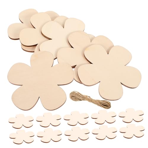 HOODANCOS 1 Satz Unvollendete Holzblumen Ausschnitte DIY Holzscheiben für Kreative Malprojekte Robuste Holzverzierungen für Bastelarbeiten zum Dekorieren und Gestalten HOODANCOS 1 Satz Unvollendete Holzblumen Ausschnitte DIY Holzscheiben für Kreative Malprojekte Robuste Holzverzierungen für Bastelarbeiten zum Dekorieren und Gestalten von HOODANCOS