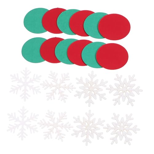 HOODANCOS 1 Satz Weihnachtsdekoration Konfetti Schnee Winter Christbaumschmuck Weihnachtsschmuck Weihnachtsdekorationen Party Weihnachtsbaum Lichter Weihnachtstisch Tischkonfetti Papier von HOODANCOS
