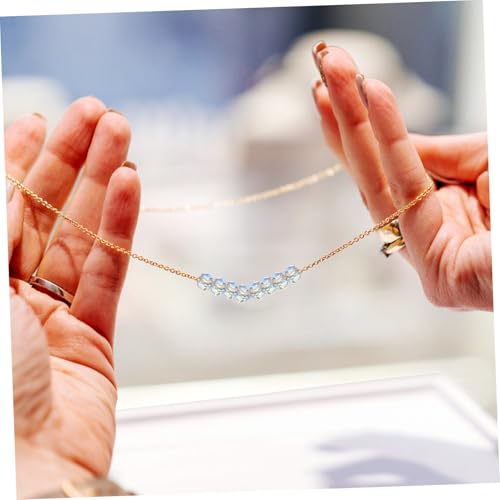 HOODANCOS 1 Schachtel Glasperlen Spacer Beads für Schmuck DIY Kristallgelb Langlebige Vielseitige Perlen zum Auffädeln und Basteln von Armbändern und Ohrringen von HOODANCOS