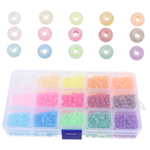 HOODANCOS 1 Schachtel Glasperlen für DIY Schmuckherstellung Fächer mit Dekorativen Spacer Beads für Armbänder Ketten und Ohrringe für Kreative Bastelprojekte Geschenkideen und Handarbeiten HOODANCOS 1 Schachtel Glasperlen für DIY Schmuckherstellung Fächer mit Dekorativen Spacer Beads für Armbänder Ketten und Ohrringe für Kreative Bastelprojekte Geschenkideen und Handarbeiten von HOODANCOS
