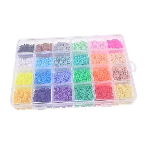 HOODANCOS 1 Schachtel Weiche Keramikperlen Armbandzubehör Perlen für Armbänder Spacer Tonperlen Herstellung armband DIY liefert Perlen für Schmuckhersteller Tont Kit Polymer-Ton Bunt HOODANCOS 1 Schachtel Weiche Keramikperlen Armbandzubehör Perlen für Armbänder Spacer Tonperlen Herstellung armband DIY liefert Perlen für Schmuckhersteller Tont Kit Polymer-Ton Bunt von HOODANCOS