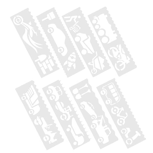 HOODANCOS 1 Set Auto Zeichnung Schablone Fahrzeugschaber Vorlage Bus Traktor Motorradfahrrad Fahrradmalerei Schablone Ideal Für Bastelkarte Und Schulprojekte HOODANCOS 1 Set Auto Zeichnung Schablone Fahrzeugschaber Vorlage Bus Traktor Motorradfahrrad Fahrradmalerei Schablone Ideal Für Bastelkarte Und Schulprojekte von HOODANCOS