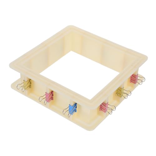 HOODANCOS 1 Set Silikonformgehäuse Verstellbarer Für Die Herstellung Von Seife Und Kerzen Kunstharzguss – Kunststoff Formset Für DIY Projekte von HOODANCOS