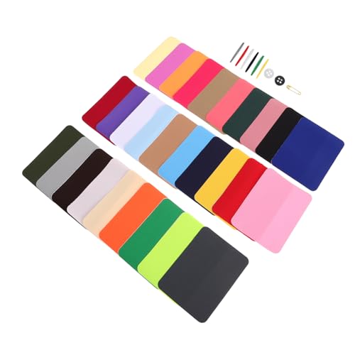 HOODANCOS 1 Set Von Näheisen Auf Flecken Schnindende Fabrik -reparaturflecken Mit Klebstoff -rückennäht Auf Taschen Für Kleidung Vintage -applikationen von HOODANCOS