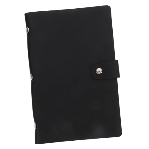 HOODANCOS 1 Speicherordner Beachten Flashcard Rechnungsaufbewahrungsbuch Bürorechnungsalbum Visitenkarteninhaber Quittungen, Tickets Buchen Multifunktions-geldscheinalbum Black Pu von HOODANCOS