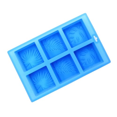HOODANCOS 1 Stück Seifenform mit Blattmotiv Handgemachte Seifenform Lebensmittelechtem für Diy und Kuchen von HOODANCOS
