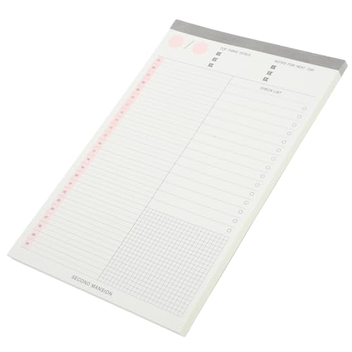 HOODANCOS 1 Zeitplanbuch Büro notizbuch täglich wöchentlich Veranstalter Zubehör planen tragbare Notizblöcke kleiner planer notizblock praktischer Planer-Notizblock Beachten Sie Pads Papier von HOODANCOS