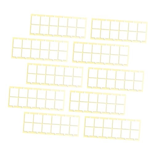 HOODANCOS 10 Blatt Doppelseitiges Acryl Klebeband für Akustikschaumplatten Transparent Rückstandsfrei Entfernbar Starke Haftung Vielseitig für Wandmontage und Diy Schallschutzprojekte von HOODANCOS