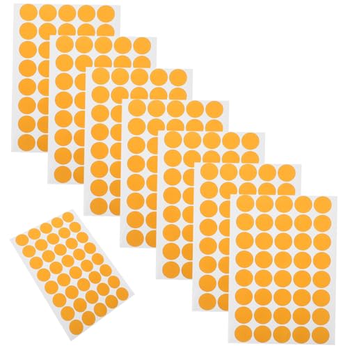 HOODANCOS 10 Blatt Farbige Tag -aufkleber Etiketten Runden Punkt Kleine Runde Aufkleber Runde Farbaufkleber Farbkreisaufkleber Aufkleber Zur Farbsortierung Farbdot -aufkleber Orange Papier HOODANCOS 10 Blatt Farbige Tag -aufkleber Etiketten Runden Punkt Kleine Runde Aufkleber Runde Farbaufkleber Farbkreisaufkleber Aufkleber Zur Farbsortierung Farbdot -aufkleber Orange Papier von HOODANCOS