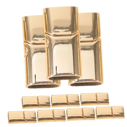 HOODANCOS 10 Stück Armband Magnetverschluss Armbänder Anhänger Schubladenteiler Schließe schmuckverbinder schmuckherstellung Zubehör für Armbandverbinder schmuck DIY zubehör Legierung Golden HOODANCOS 10 Stück Armband Magnetverschluss Armbänder Anhänger Schubladenteiler Schließe schmuckverbinder schmuckherstellung Zubehör für Armbandverbinder schmuck DIY zubehör Legierung Golden von HOODANCOS
