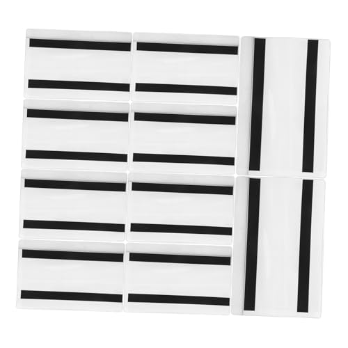HOODANCOS 10 Stück Etikettentasche Magnetische Kartenhalter Magnetische Beutel Magnetischer Schilderhalter Kleine Magnetische Etikettenhalter Für Aktenschränke Magnetische von HOODANCOS