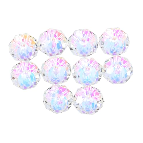 HOODANCOS 10 Stück Facettierte Kristallperlen: Strassperlen Für Selbstgemachten Schmuck, Armbänder, Bastelprojekte, Heimdekoration, 8 Mm HOODANCOS 10 Stück Facettierte Kristallperlen: Strassperlen Für Selbstgemachten Schmuck, Armbänder, Bastelprojekte, Heimdekoration, 8 Mm von HOODANCOS