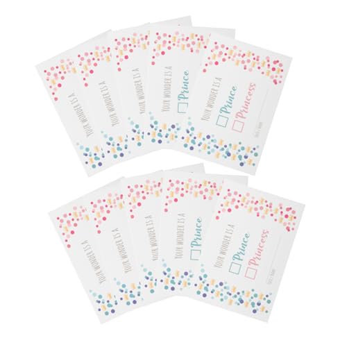 HOODANCOS 10 Stück Geschlechtsauflösungskarte enthüllen Segenskarten für die Babyparty Einladungskarten zur Babyparty aufdecken Junge Neugeborenes Babypartygeschenke Grußkarte Papier HOODANCOS 10 Stück Geschlechtsauflösungskarte enthüllen Segenskarten für die Babyparty Einladungskarten zur Babyparty aufdecken Junge Neugeborenes Babypartygeschenke Grußkarte Papier von HOODANCOS