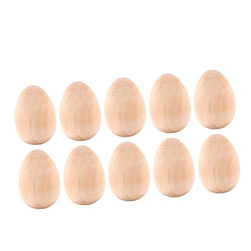 HOODANCOS 10 Stück Holzeier Dekorative Simulation Holz Eier für Ostern Bastelprojekte und Aktivitäten Strapazierfähiges Material für Kreative Gestaltung HOODANCOS 10 Stück Holzeier Dekorative Simulation Holz Eier für Ostern Bastelprojekte und Aktivitäten Strapazierfähiges Material für Kreative Gestaltung von HOODANCOS