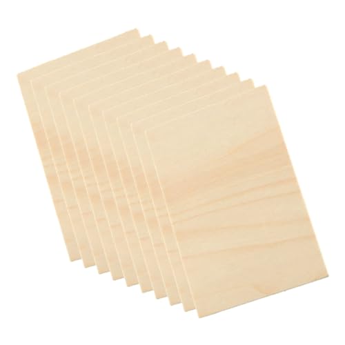 HOODANCOS 10 Stück Holzplattenwerkzeuge dünn Dachböden Handwerksbrett unvollendet Rohlinge zum Basteln Bastelzubehör selber machen DIY-Holzbretter zum Basteln Holzbretter basteln Linde HOODANCOS 10 Stück Holzplattenwerkzeuge dünn Dachböden Handwerksbrett unvollendet Rohlinge zum Basteln Bastelzubehör selber machen DIY-Holzbretter zum Basteln Holzbretter basteln Linde von HOODANCOS