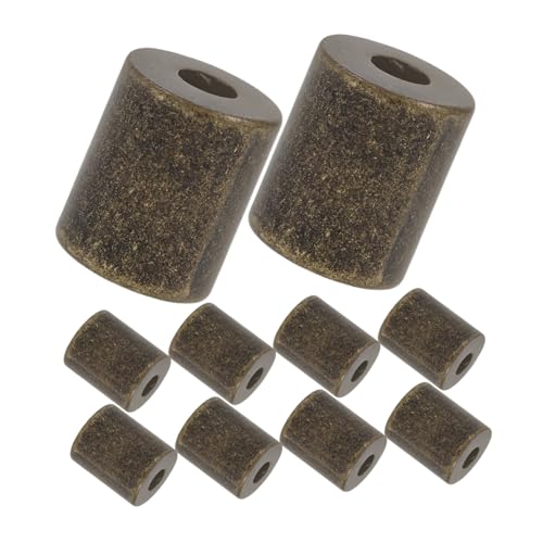 HOODANCOS 10 Stück Kordelschlösser selber machen Kordelkabelschloss Kordelschnalle Kordelschloss Bastelzubehör Kordel Zubehör notebook zubehör Drehverschlüsse Kabelclips Metall Brown HOODANCOS 10 Stück Kordelschlösser selber machen Kordelkabelschloss Kordelschnalle Kordelschloss Bastelzubehör Kordel Zubehör notebook zubehör Drehverschlüsse Kabelclips Metall Brown von HOODANCOS