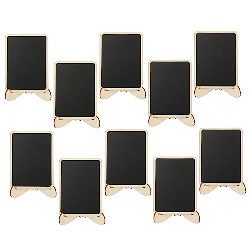 HOODANCOS 10 Stück Kreidetafel Set Teilig Tischkarten und Memo Boards für Veranstaltungen Vielseitig Einsetzbar Cafés Restaurants Dekoration von Hochzeiten von HOODANCOS