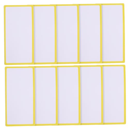 HOODANCOS 10 Stück Magnetische Namens Aufkleber Klebeetikett Etiketten Magnetische Notiz Klebrig Wiederverwendbar Namensschilds Namensmagnete Für Klassenzimmer Gelb Weich Magnetisch HOODANCOS 10 Stück Magnetische Namens Aufkleber Klebeetikett Etiketten Magnetische Notiz Klebrig Wiederverwendbar Namensschilds Namensmagnete Für Klassenzimmer Gelb Weich Magnetisch von HOODANCOS