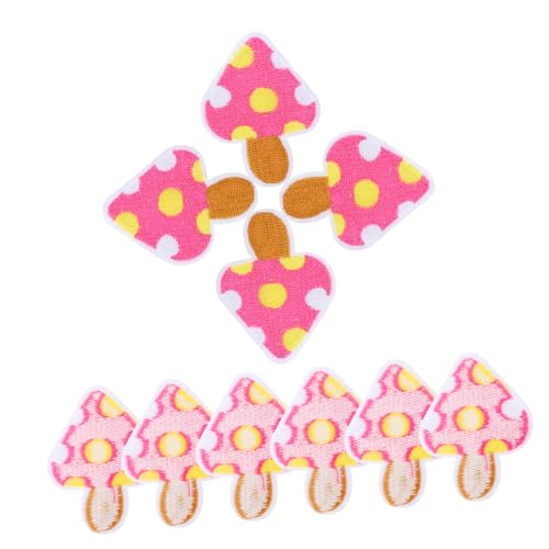 HOODANCOS 10 Stück Pilz-patch Flicken Für Kleidung Abzeichen Annähen Dekorative Patches Hemdpatches Aufnäher Basteln Pilzapplikation Patches Nähen Gestickte Aufnäher Pilzbeet Polyester HOODANCOS 10 Stück Pilz-patch Flicken Für Kleidung Abzeichen Annähen Dekorative Patches Hemdpatches Aufnäher Basteln Pilzapplikation Patches Nähen Gestickte Aufnäher Pilzbeet Polyester von HOODANCOS