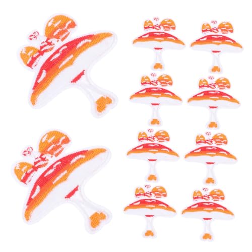 HOODANCOS 10 Stück Stoffpatch Flecken Stickerei Nähen Patches Stickereiflicken Für Kleidung Pilzbeet Nähwerkzeug Hausapplikation Gestickte Aufnäher Kleiderapplikation Diy Patch Polyester HOODANCOS 10 Stück Stoffpatch Flecken Stickerei Nähen Patches Stickereiflicken Für Kleidung Pilzbeet Nähwerkzeug Hausapplikation Gestickte Aufnäher Kleiderapplikation Diy Patch Polyester von HOODANCOS