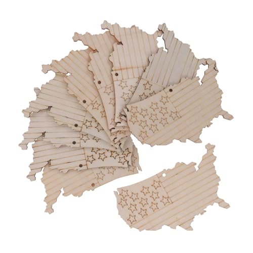 HOODANCOS 10 Stück Tablettdekor zum Unabhängigkeitstag für Mittelstücke Stolz Ornament WHO Holzdekoration zum Unabhängigkeitstag 4. juli USA-Holzdekor hölzern HOODANCOS 10 Stück Tablettdekor zum Unabhängigkeitstag für Mittelstücke Stolz Ornament WHO Holzdekoration zum Unabhängigkeitstag 4. juli USA-Holzdekor hölzern von HOODANCOS