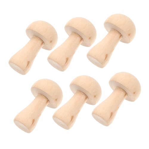 HOODANCOS 10 Stück Teiliges Holzpilz dekorationen zum Bemalen Glatte Oberfläche Langlebige DIY Graffiti Pilz modelle für Kreative Wohnaccessoires HOODANCOS 10 Stück Teiliges Holzpilz dekorationen zum Bemalen Glatte Oberfläche Langlebige DIY Graffiti Pilz modelle für Kreative Wohnaccessoires von HOODANCOS