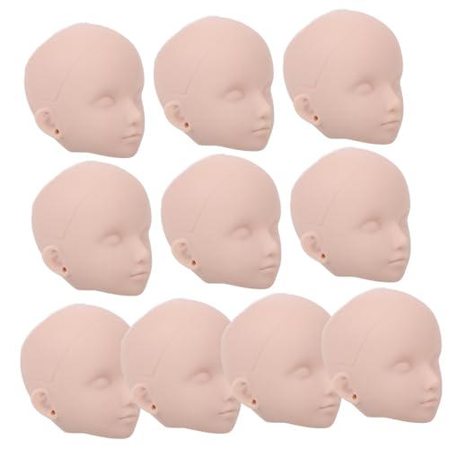 HOODANCOS 10 Stück Teiliges Kunststoff Puppenköpfe mit Realistischen Augenöffnungen zum Schminken Üben für Anfänger und Profis Glatte Oberfläche für DIY Makeup Training und Bastelprojekte HOODANCOS 10 Stück Teiliges Kunststoff Puppenköpfe mit Realistischen Augenöffnungen zum Schminken Üben für Anfänger und Profis Glatte Oberfläche für DIY Makeup Training und Bastelprojekte von HOODANCOS