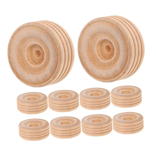 HOODANCOS 10 Stück Teiliges Mini Holzräder für DIY Bastelprojekte Leichte Holzräder für Modellbau Lkw und Kreative Handwerksarbeiten für Handwerkliche Lernaktivitäten HOODANCOS 10 Stück Teiliges Mini Holzräder für DIY Bastelprojekte Leichte Holzräder für Modellbau Lkw und Kreative Handwerksarbeiten für Handwerkliche Lernaktivitäten von HOODANCOS